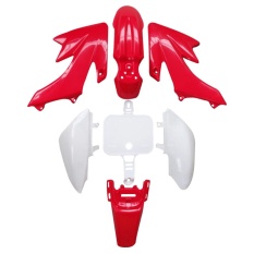 [HOT]Plastik Fairing untuk Honda CRF XR 50 CRF 125cc SSR PRO Pit Motor Trail(Red+White)