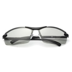 Terpolarisasi Photochromic Sunglass Pria Kolam Mengemudi Transisi Lensa Kacamata Hitam Hitam-Internasional