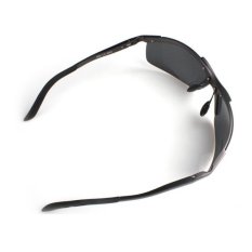Police Glasses Metal Frame Polarized 6806 Men's Sunglasses - Black