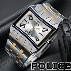 POLICE--Swiss Army Design- Jam Tangan Pria - PL3169 - Model Kotak - Tanggal Aktif - Jam Tangan Elegan