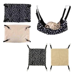 Polk Dot Polyester Pet Rat Rabbit /Ferret Chinchilla/Cat Cage Hammock Small Dog Bed Cover Bag Blankets Quality gatos