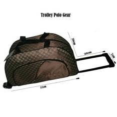 Polo Gear Travel Bag Tas Pakaian Trolley For Traveling 8829-18 ZV Motif
