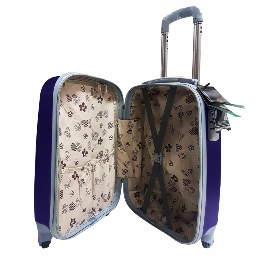  Polo Hoby Koper Hardcase Luggage 20 Inchi 705 Blue Waterproof  