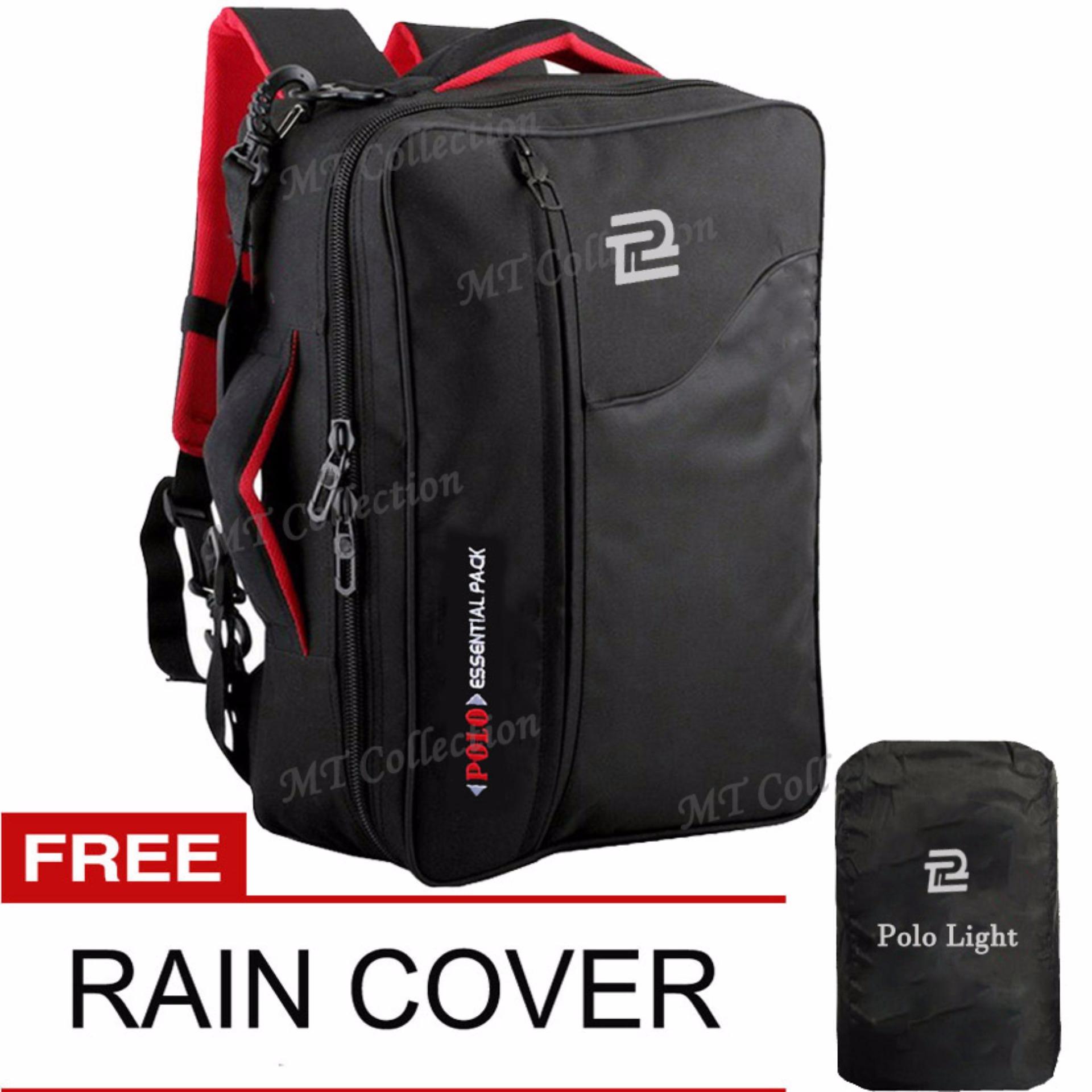 Polo Light Tas Ransel Daypack 3in1 Dengan Slot Laptop 14 Inch + Slot Organizer