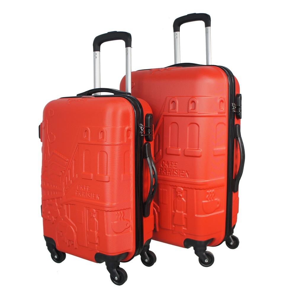 Polo Twin 6616-35 - Tas Koper Set Hardcase  20 inch &  24 inch - Tas Koper Pria Tas Koper Wanita - Tas Traveling 4 Roda
