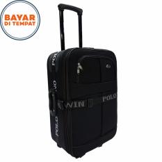 Koper Polo Koper Bahan Koper Kain Koper Baju Koper Travel Koper Murah Koper Roda 2 Koper 16 Inchi Koper Kabin Koper Import Size 16 Inchi 1301-16 Koper Polo Original Import Expandable - Black