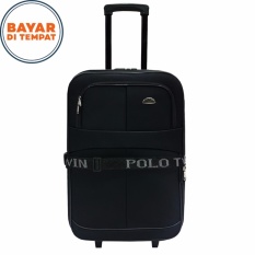 Koper Polo Koper Bahan Koper Baju Koper Travel Koper Murah Size 24 Inchi 1301-24 Koper Polo Koper Import Koper Kabin Koper 24 in Original Expandable Import - Black