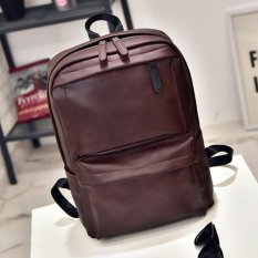 POLO Walker Waterproof Luxury PU Leather Laptop Notebook Backpack Bags 9802 - Brown