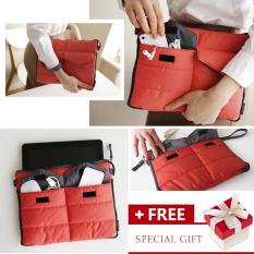 Portable Tas Laptop Wterproof Tablet PC Tas Tangan Penyimpanan Gadget Pouch untuk 10 Inci Di Bawah Ipad-Intl
