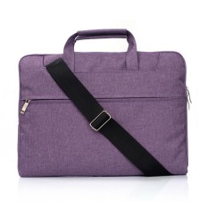 Portabel Satu Bahu Handheld Ritsleting Tas Laptop, untuk 11.6 Inch dan Di Bawah Macbook, Samsung, Lenovo, sony, Dell Alienware, CHUWI, ASUS, Ponsel (Ungu)-Internasional