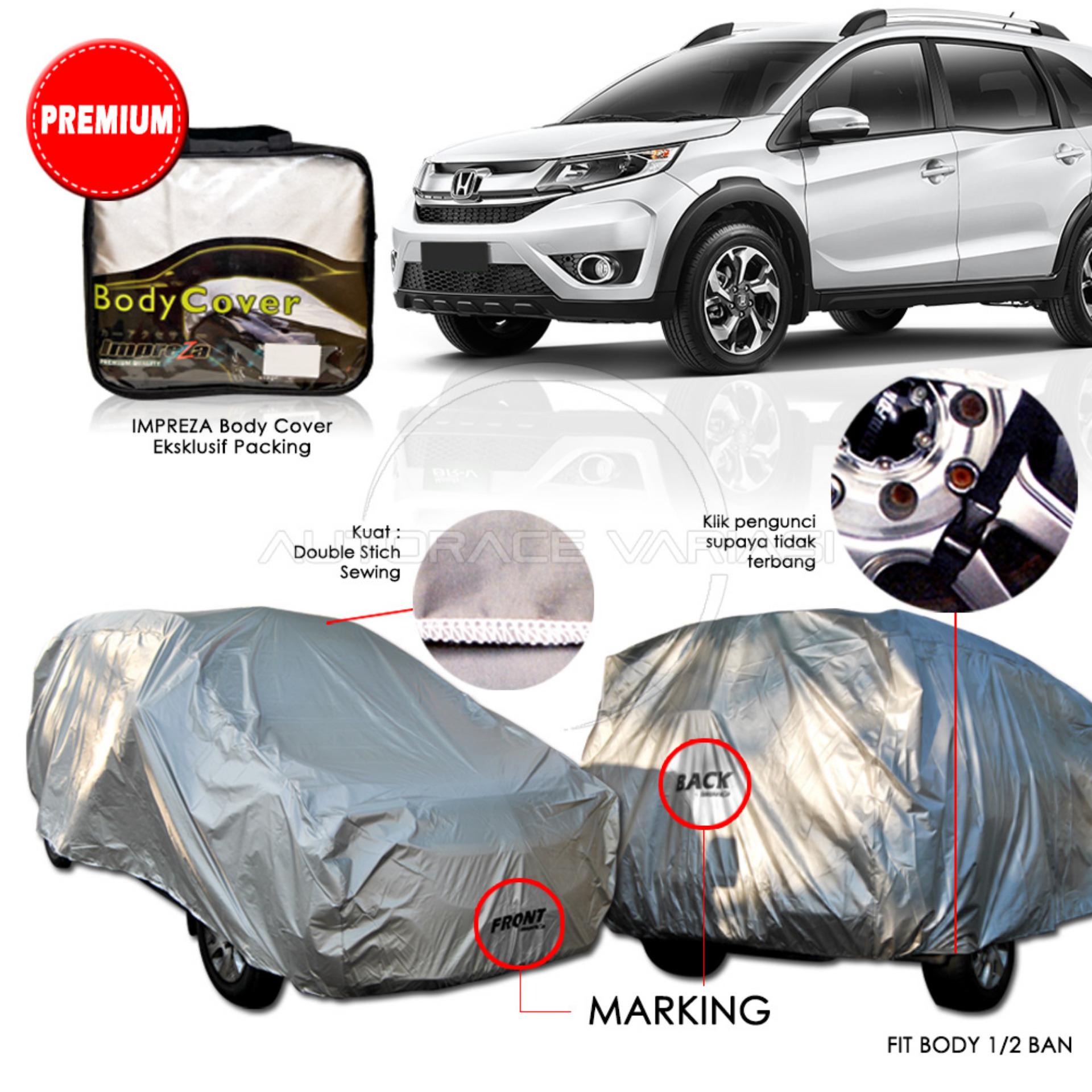 Premium Body Cover Mobil Impreza Honda BRV - Gray