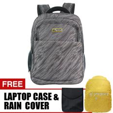 President 06587-03 - Coffee - Backpack - Tas Ransel Pria Tas Ransel Wanita