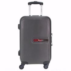 President Koper Hardcase Luggage 20 Inch 5267B-20 Travel Anti Theft Original - Dark Grey