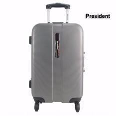 President Koper Hardcase Luggage 20 Inch TSA5259-20 Travel Anti Theft Original - Deep Grey