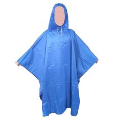 Prokita Jas Hujan Ponco Dewasa - Bahan Taslan Seperti Jashujan AXIO - Bukan Bahan Karet - Biru puzzisyukur