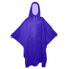 Prokita Jas Hujan Ponco Dewasa - Bahan Taslan Seperti Jashujan AXIO - Bukan Bahan Karet - Biru Tua puzzisyukur