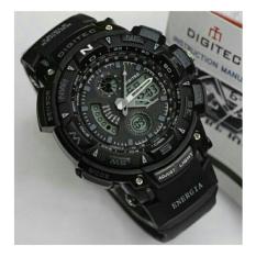 PROMO Digitec DG-2044T Sporty - Jam Tangan Pria Original Anti Air - Full Black