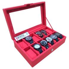PROMO - Full Color Watch Box / Kotak Jam Tangan / Tempat Jam Isi 12