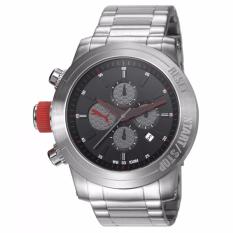 PUMA PU103791001 - Impulse - Chronograph - Jam Tangan Pria - Bahan Tali Stainless Steel - Silver