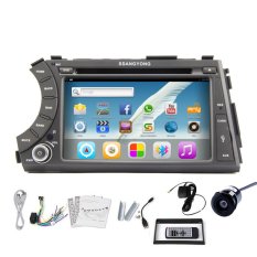 Pupug 7 Inch Mobil Pemutar DVD Android 4.2 OS Kendaraan Radio Video Stereo For Ssangyong Actyon Kyron Wifi Bt TV GPS -Internasional