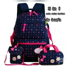 PUSAT GROSIR Tas Ransel Anak Sekolah Laki Perempuan 3in1 BTX Murah NAV
