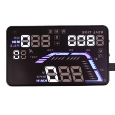 Q7 Mobil Auto GPS Head-Up Display HUD Kecepatan Peringatan Ketinggian DrivingDistance OBD-Intl