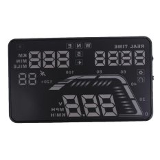 Q7 Car GPS Head-Up Display HUD Kecepatan Peringatan Ketinggian Mengemudi Jarak Gauge OBD-Intl