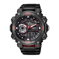 Q&Q Chrono Alarm GW87J002Y Jam Tangan Pria - Hitam