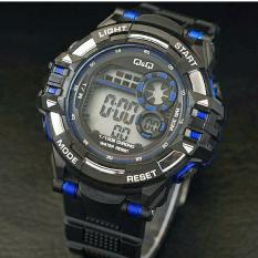Q&Q - Jam Tangan Pria & Wanita QQ 8976 SD - Digital Water Resis 10 M - Bahan Tali Rubber - Design Sport