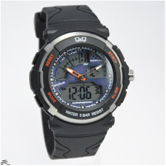 Q&Q M012J003Y Chrono Aktif (Black Silver)