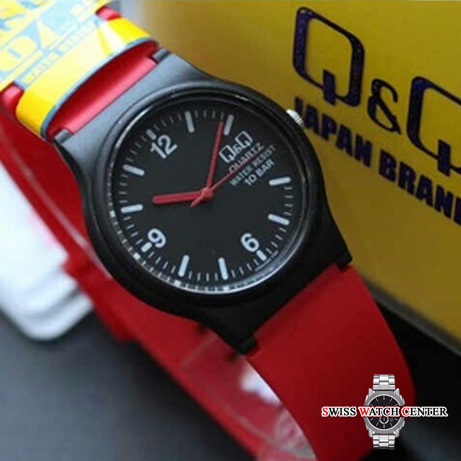 Q&Q Original - Jam Tangan Wanita - Desain Kasual - Tali Karet - Anti Air