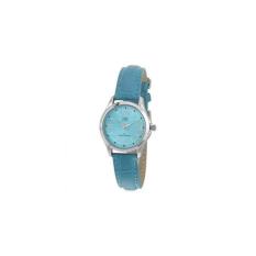 Q&Q QnQ QQ Analog Jam Tangan Kulit Wanita Biru Muda C193J335Y Original
