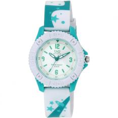 Q&Q QQ QnQ Resin Analog Jam Tangan Wanita - Putih - Strap Karet - VQ96J021Y