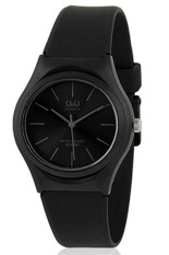 Q&Q Watch - Jam Tagan Wanita - Hitam - Rubber Strap - VQ86J022Y