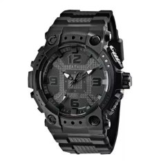 Q&Q Watch Sport Pria Jam Tangan Pria - Hitam - Karet - GW82J006Y