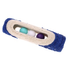 QJQ Cute Sisal Pet Kitten Dog Cat Scratcher Scratching Product Durable Cat Rolling Ball Toy Pet Supplies