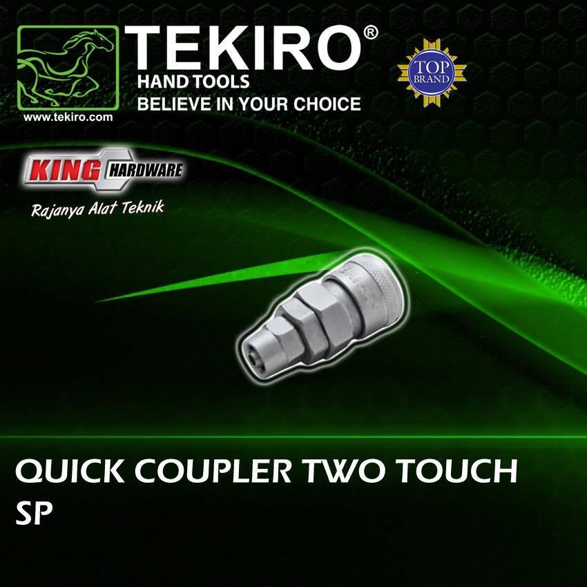 Quick Coupler Two Touch / Fitting / Sambungan Selang Kompresor 20 SP Tekiro