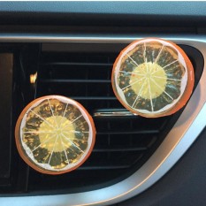 Qyshop Mobil Rumah Lemon Menyegarkan Udara Stopkontak Harum Parfum Klip Udara Penyejuk Diffuser-Internasional