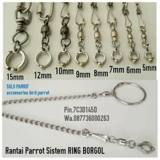 Rantai Buat Burung Parrot Small Medium LB Parkit Falk Nuri SC Goffin