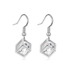 RAT5458 - Aksesoris Anting Zircon Kotak