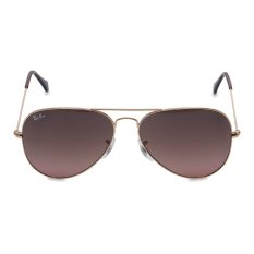 Ray-Ban Mirror Aviator RB3025 001-3E 58-14 Sunglasses - Gold