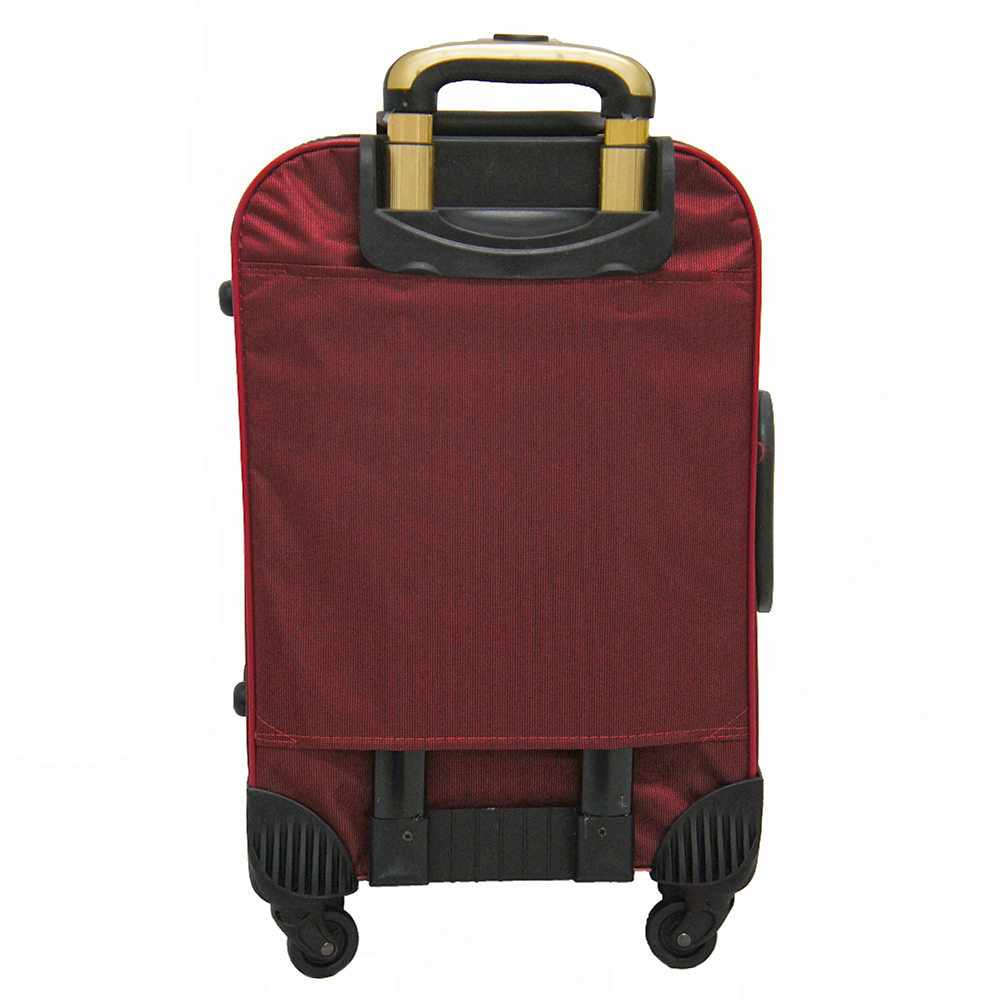 Real Polo Tas Koper Softcase Expandable 4 Roda Putar 590- 18 Inchi - Merah