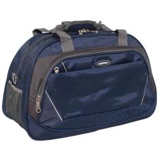 Real Polo Travel bag - Duffle bag - Tas pakaian multi fungsi (Tas jinjing Dan Tas Selempang) 7058 Biru Tua