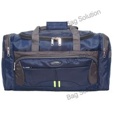 Real Polo Travel Bag - duffle bag Tas Pria Tas Wanita - Tas Pakaian Multi Fungsi (Tas Jinjing dan Tas Selempang) 7064 - Biru Tua