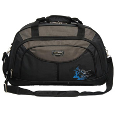 Real polo Travel Bag - duffle bag Tas Pria Tas Wanita - Tas pakaian multi fungsi (Tas jinjing Dan Tas Selempang) 6301 - Hitam