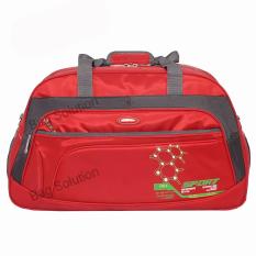 Real Polo Travel Bag - duffle bag Tas Pria Tas Wanita - Tas Pakaian Multi Fungsi (Tas Jinjing dan Tas Selempang) 7061 - Merah