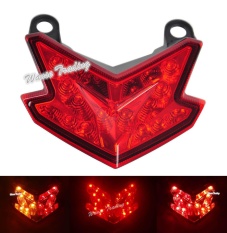 Rear Tail Light Brake Turn Sinyal Lampu LED Terintegrasi untuk Kawasaki Ninja ZX6R ZX-6R Z800 2013 2014 2015 2016 Merah -Internasional