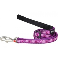 Red Dingo Designer Dog Lead, , Breezy Love Purple - intl