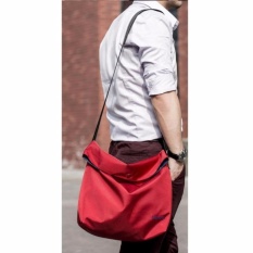 Remax Fashion Laptop Bodypack Shoulder Bags Tas Selempang Pria Men Sling Bag Tas Bahu Buat Ipad Buku Smartphone Foldable Fashion Stylish Design Trendy Cocok Untuk Travel Jalan Rekreasi Kuliah Sekolah Kerja - Merah