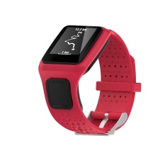 Penggantian Tali Pita Silikon untuk Tomtom Runner Cardio Sport GPS Watch RD-Intl